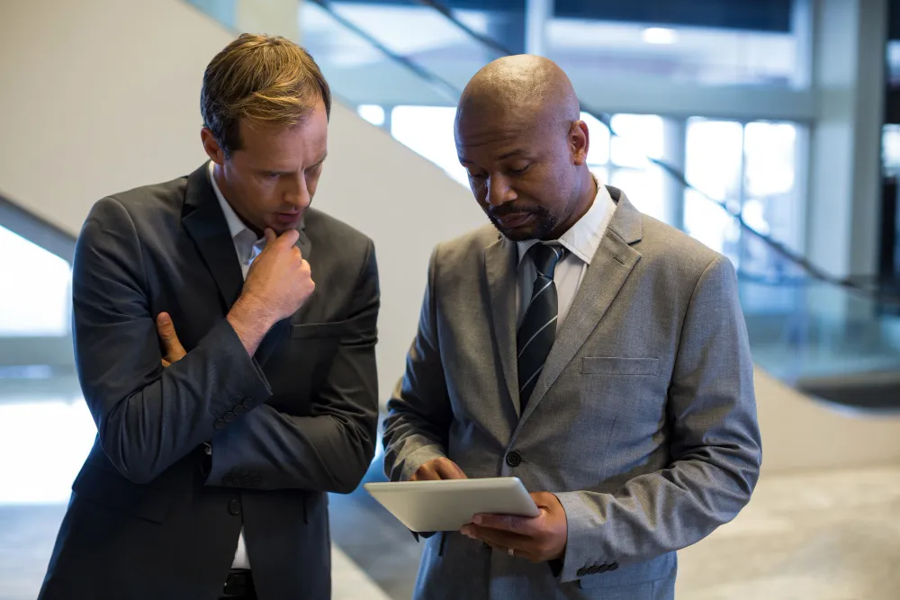 Management Team in Discussion